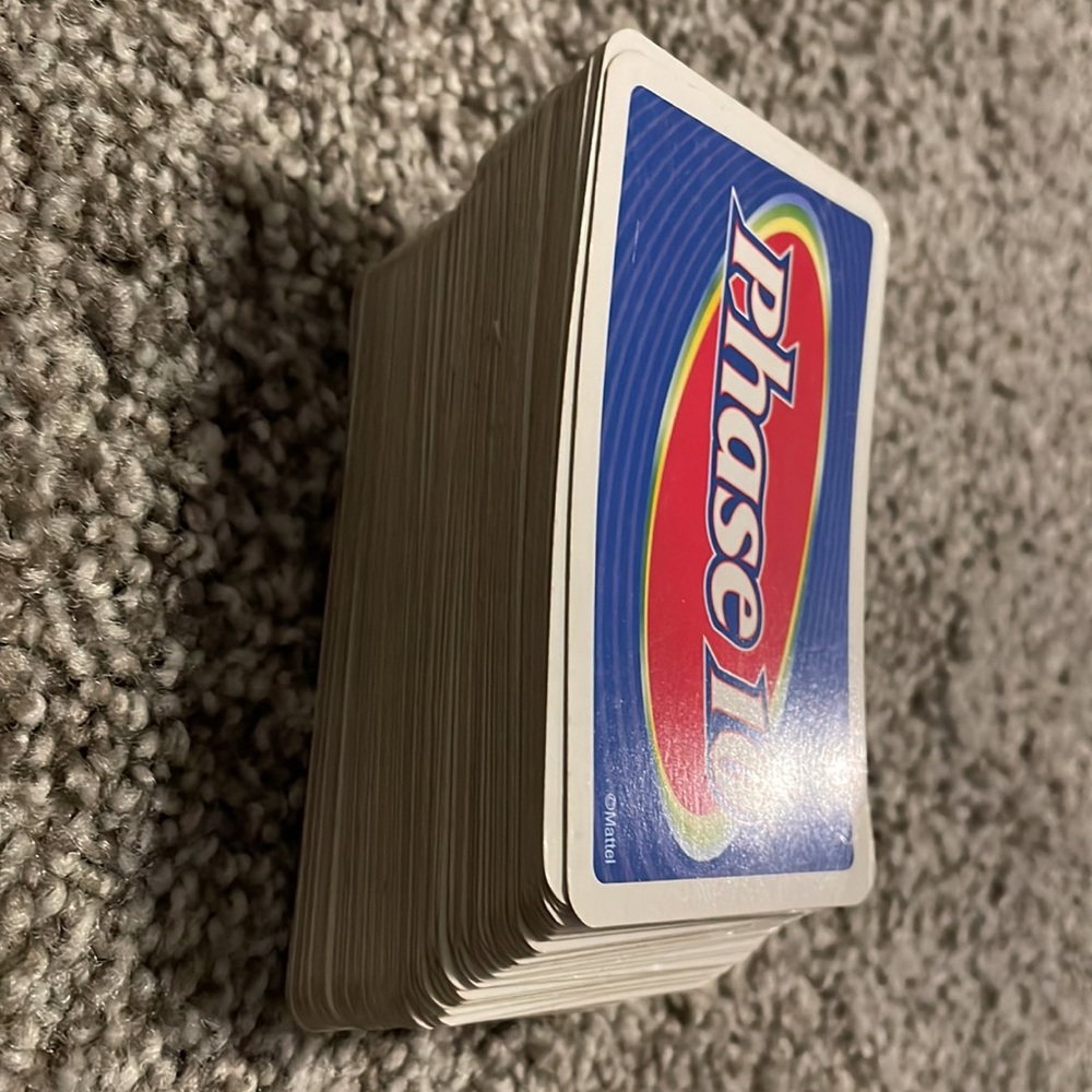Phase 10 cards - Picture 2 of 2